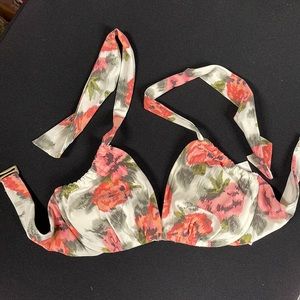 Land’s End Bikini Halter Swim Suit Top Size 6 NWT